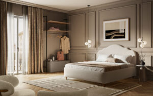 accogliente camera matrimoniale in bed and breakfast 1