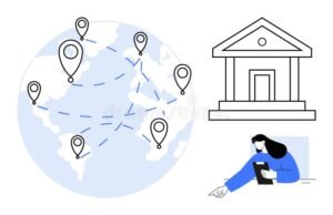 Cos’è Swift No. e Perché è Importante nel Banking 8 banche connessi tramite rete globale finanziaria