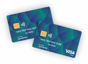 carta di credito che viene utilizzata per pagamento