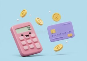 Cos'è un Conto Corrente CC e Come Funziona per le Tue Finanze 4 carte di credito monete e calcolatrice finanziaria