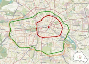 cartina della via con case e bb visibili
