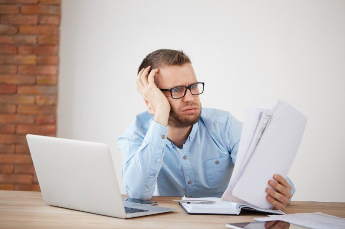 computer con fattura elettronica e errore invio