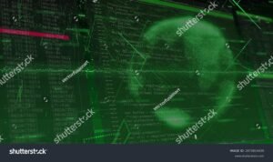 computer con schermo che mostra codici numerici