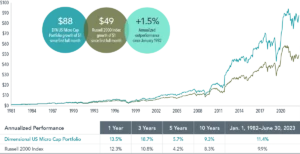 grafico crescita investimento piccolo capitale