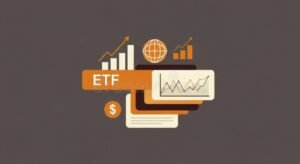 grafico di crescita investimenti con icone etf
