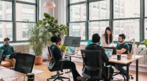 Cos’è un Incubatore di Start Up e Come Può Aiutare la Tua Impresa 30 imprenditori che collaborano in un workspace creativo