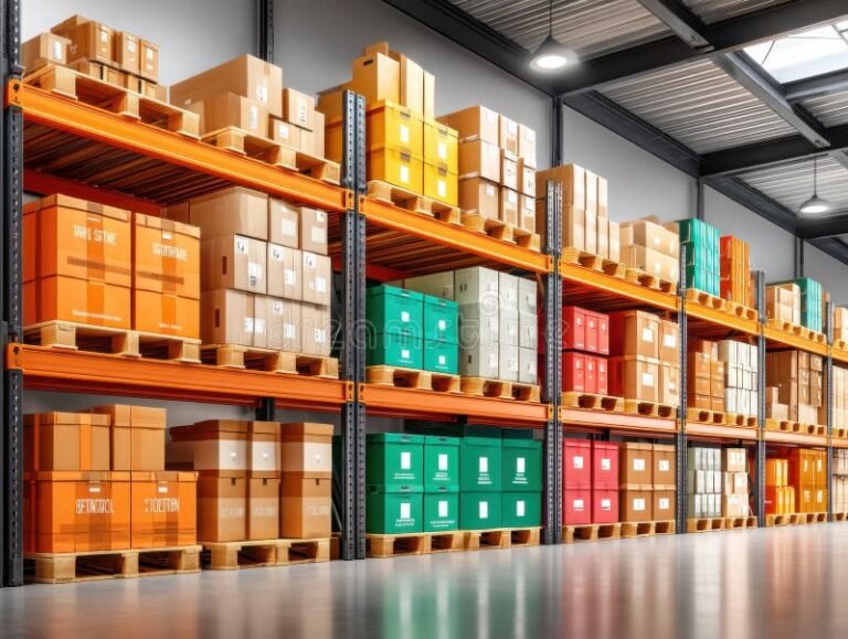 Cos’è il Metodo First In First Out e Come Si Applica in Azienda 2 magazzino con scaffali e scatole organizzate