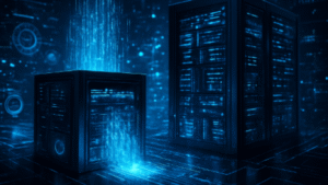 mainframe bancario con connessioni digitali