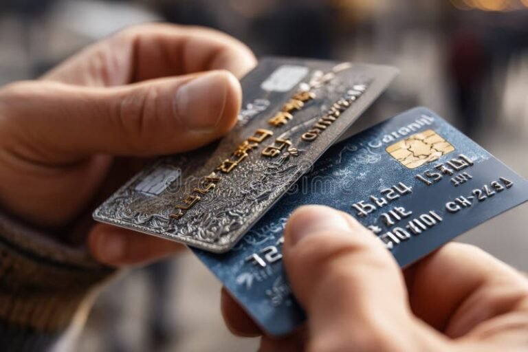 Quali Banche Offrono Conti Correnti Senza Spese e Commissioni 45 mani che tengono carte di credito diverse