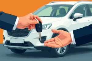 Cos’è il Riscatto del Leasing e Come Funziona per Aziende e Privati 5 mano che consegna chiavi di auto aziendale