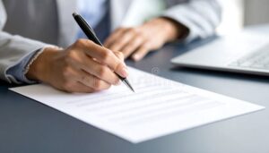 Quali Documenti Sono Necessari Per La SCIA Di Inizio Attività 12 mano che firma documenti ufficiali aziendali