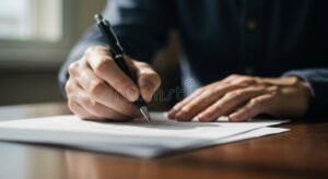 Come Posso Aprire Una Srl In Italia Guida Passo Dopo Passo 17 persona che firma documenti con una penna