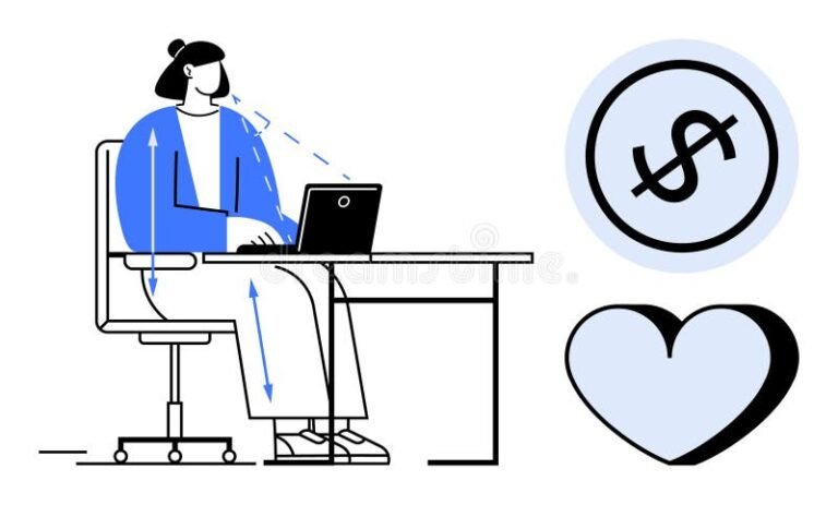 Come Posso Generare Una Seconda Entrata Per Incrementare il Reddito 23 persona che lavora su laptop con simboli di denaro