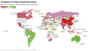 scambio merci tra paesi europei mappa