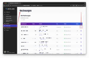 schermo computer con ricerca partita iva online