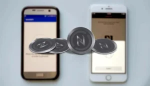 Quali Sono i Vantaggi di un Lettore NFC su Smartphone 25 smartphone che interagisce con dispositivo nfc vicino