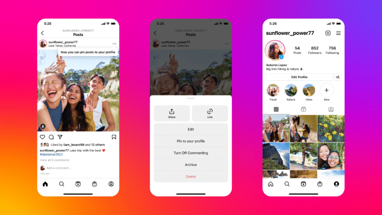 Come Scoprire Chi Visita il Tuo Profilo Instagram con un'App 10 smartphone con app instagram aperta vista profilo