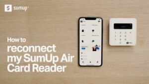 smartphone con dispositivo sumup collegato