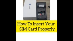 terminale pos con carta sim inserita