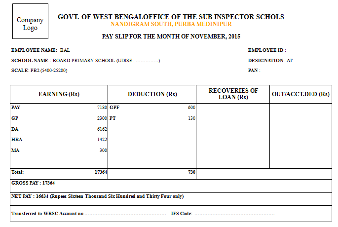 una busta paga dettagliata con evidenziazioni colorate